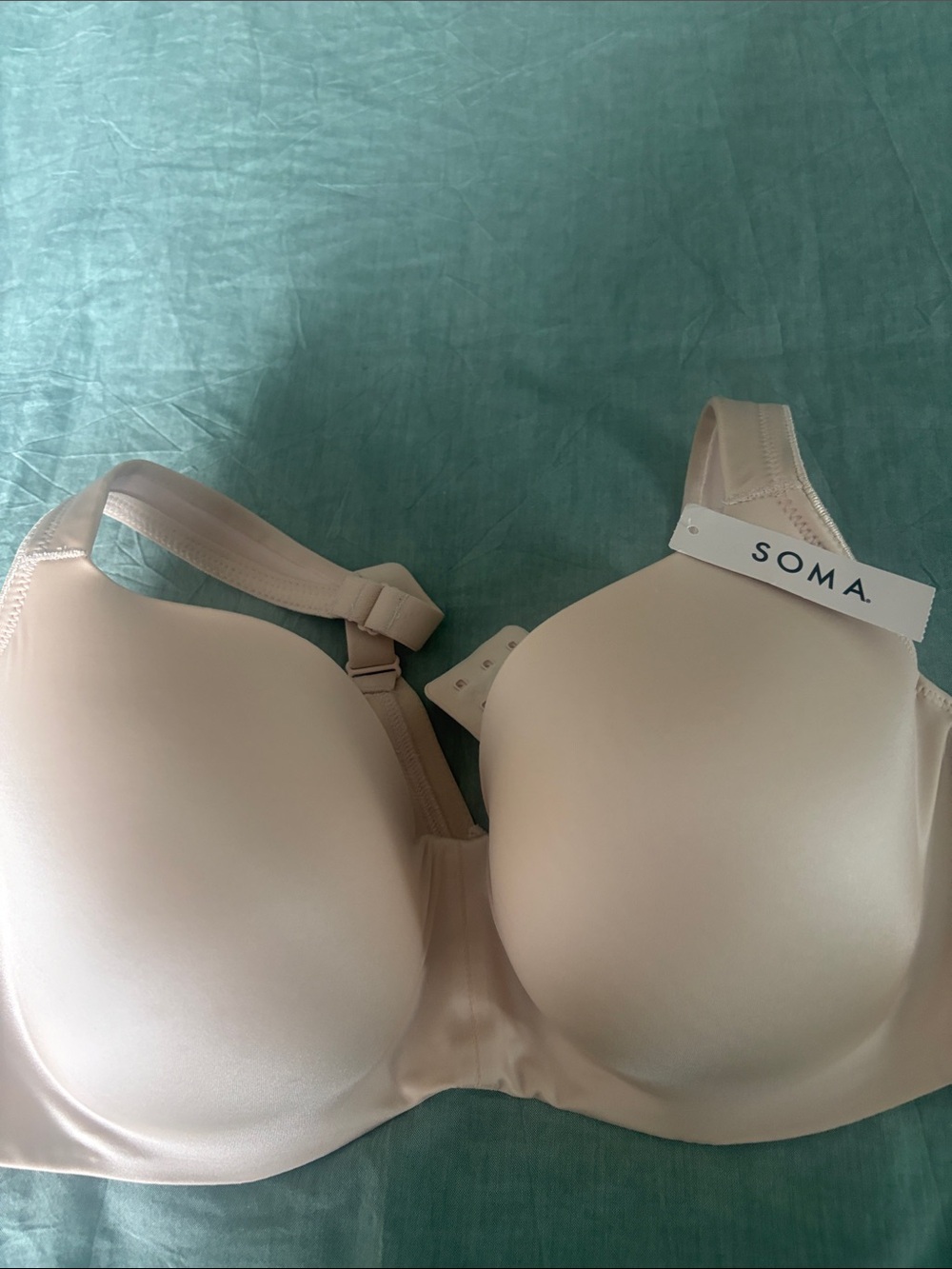 Soma Beige Smooth T-Shirt Bra Stunning Balconette